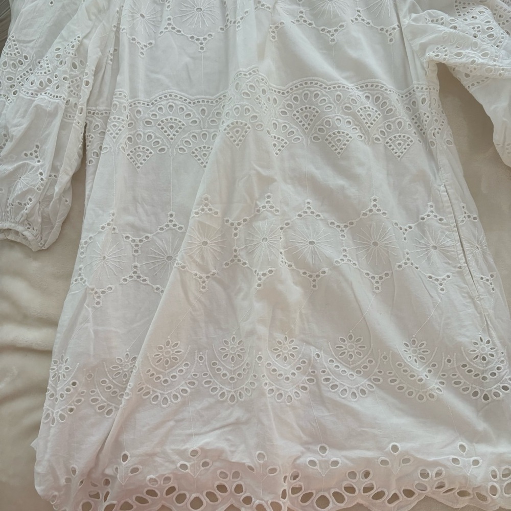 Universal Thread White Eyelet Lace Dress - Picture 2 of 4